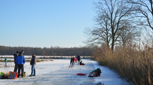 Schaatsen haardijk (zondag 22 januari 2017)